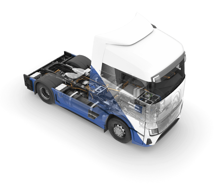 Integration of fuel cell technology into heavy-duty trucks