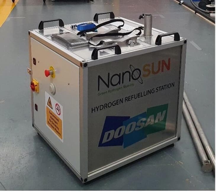 nanosun-hydrogen-station-to-fuel-doosan-uavs
