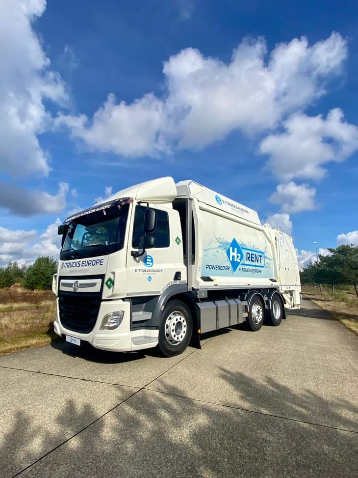 Luxfer Gas Cylinders to power 10 E-Trucks refuse trucks with hydrogen