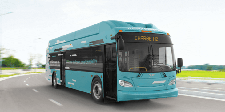 Hydrogen-powered bus to be trialled in California in June