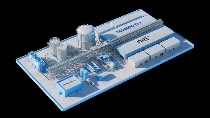 Samsung E&A unveils 100MW green hydrogen plant concept based on Nel tech