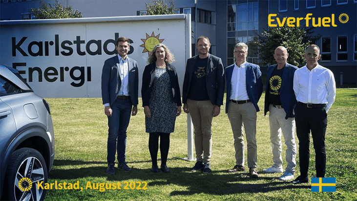Everfuel partners with Karlstads Energi to explore developing Swedish hydrogen hub