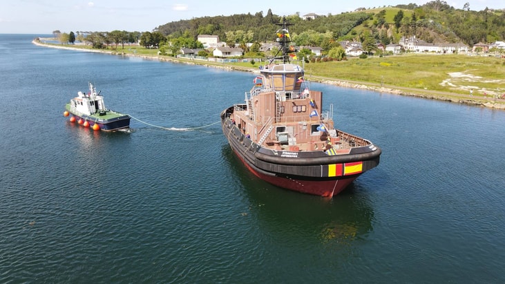The first hydrogen tugboat draws closer to the Port of Antwerp-Bruges