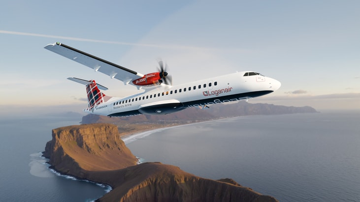 Loganair explores hydrogen-electric flights with Zeroavia