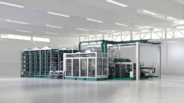Quest One begins installing electrolyser demonstrator at MAN Energy Solutions’ performance centre
