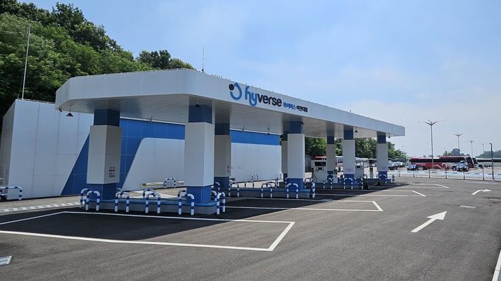 SK Plug Hyverse completes construction of liquid hydrogen bus refuelling station
