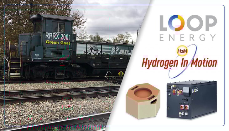 New hydrogen electric locomotive set for Canadian rails