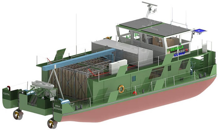 Construction to begin on zero emission push boat powered by hydrogen fuel cells