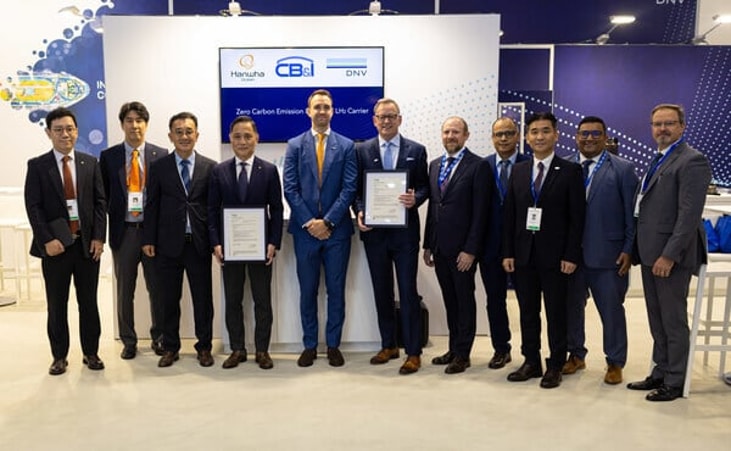 DNV approves CB&I and Hanwha Ocean’s liquid hydrogen carrier design