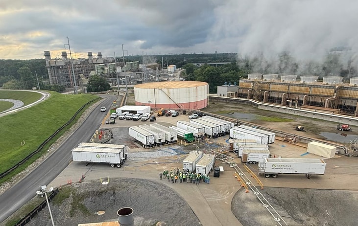 50% hydrogen blend successfully tested at Atlanta gas power plant