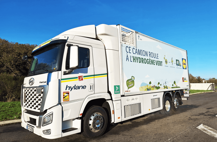 Hydrogen powers Lidl’s French supermarket deliveries