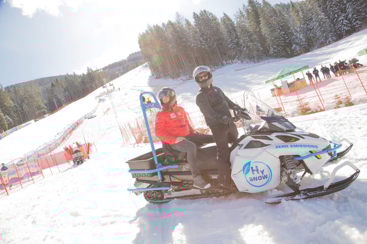 BRP-Rotax reveals hydrogen-powered snowmobile