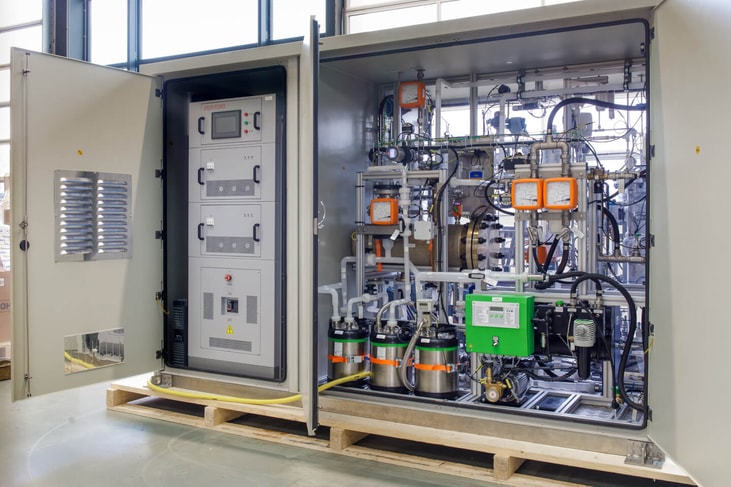 Frames integrates electrolyser into Plug Power GenFuel unit