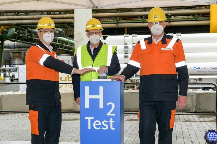 Aurubis successfully produces first copper anodes using hydrogen