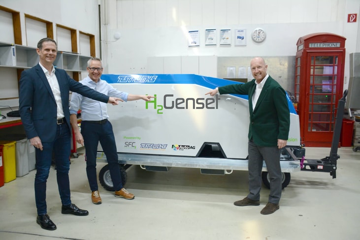 SFC Energy partners with Test-Fuchs and Auto AG to develop a hydrogen generator system
