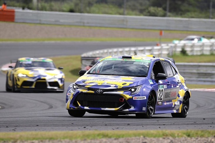 Toyota uses hydrogen-powered Corolla at Super Taikyu Series 2021