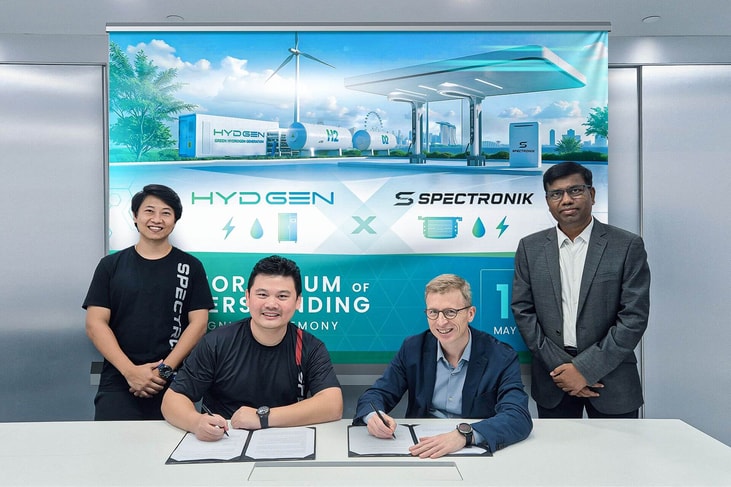 Hydgen and Spectronik to demonstrate decentralised hydrogen ecosystem in Asia