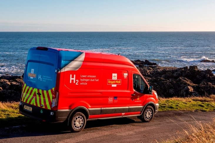 Royal Mail trials hydrogen-powered van for parcel and letter deliveries
