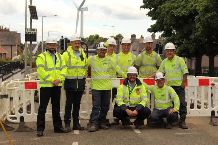 8.4km Scottish hydrogen network completed ahead of community heating trial