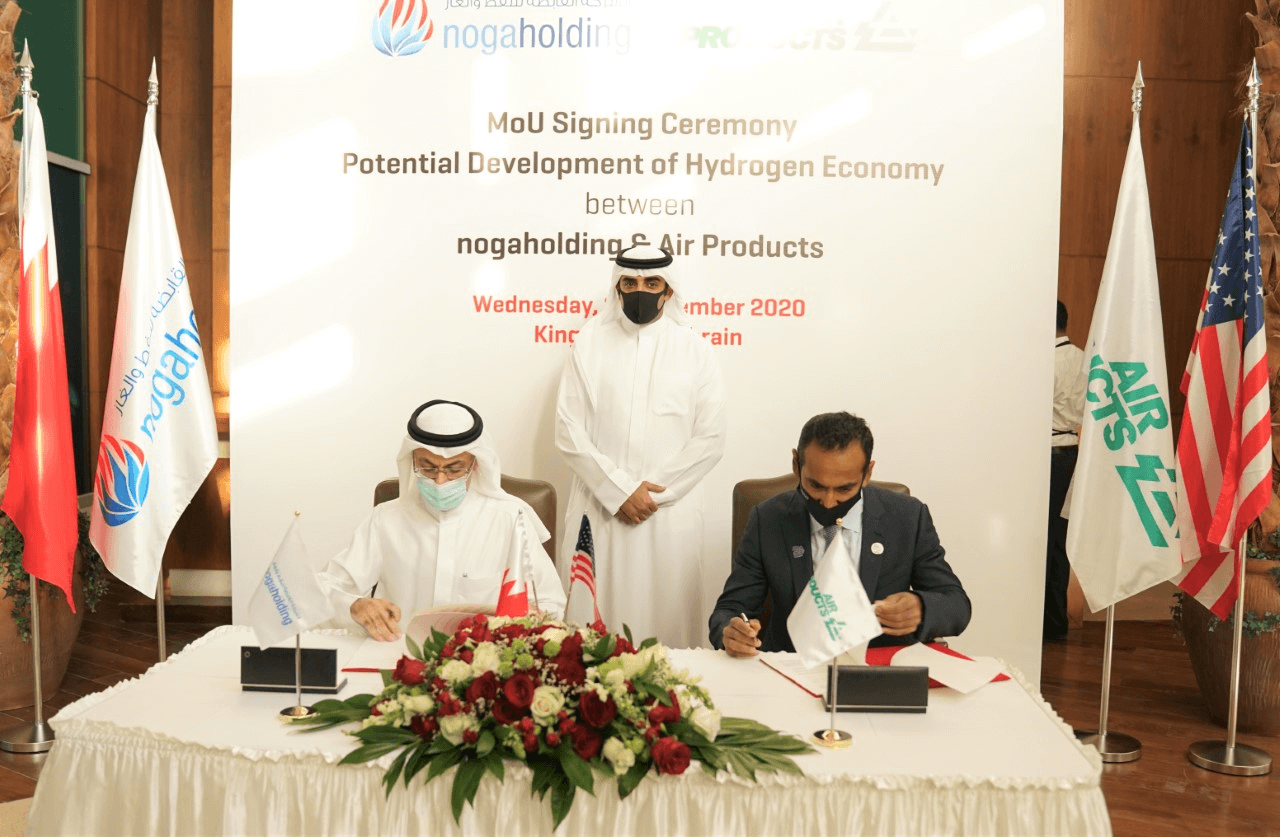 Air Products and nogaholding to develop Bahrain’s hydrogen economy