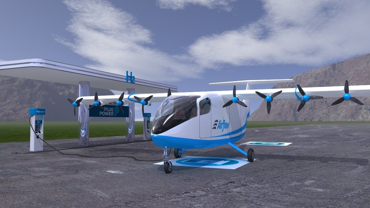 Hydrogen-powered sub-regional aircraft under development; Airflow and ...