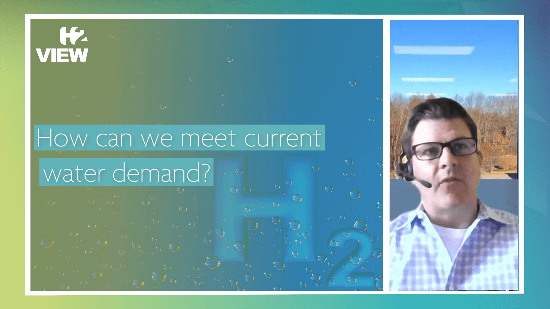 Video: How can we meet current water demand? | Video | H2 View