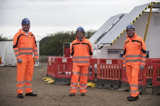 Solar and hydrogen-powered cabins cut carbon emissions at HS2 construction sites