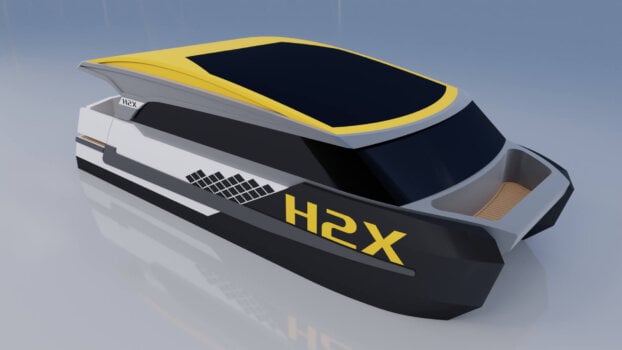 H2X Marine begins construction on hydrogen ferry