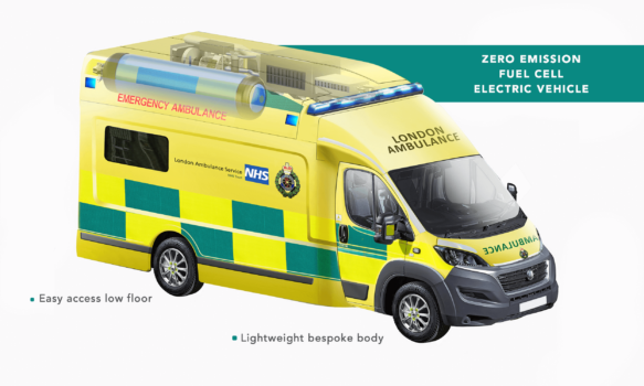 Hydrogen-powered ambulance to hit London roads this autumn