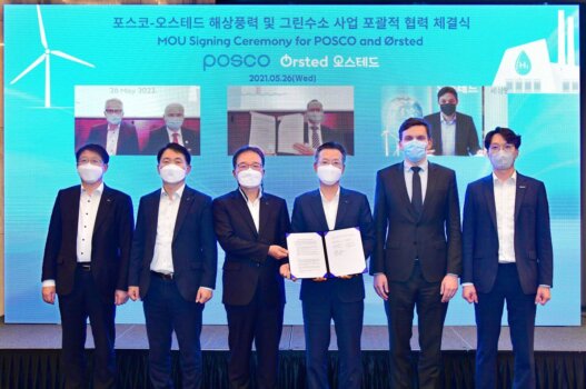 Ørsted, POSCO strengthen relationship to collaborate on renewable hydrogen in Korea