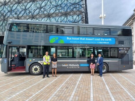 Birmingham receives its first hydrogen double decker bus