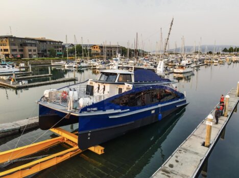 SWITCH Maritime achieves ‘world’s first’ hydrogen refuelling of a commercial marine vessel
