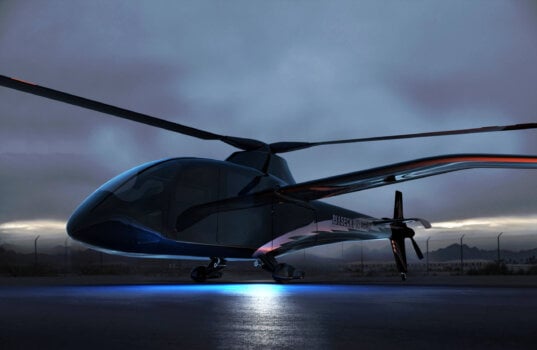 First glimpse at a hydrogen-powered helicopter