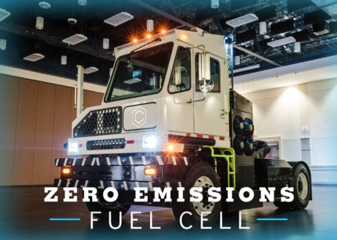 New hydrogen-powered terminal truck unveiled by Capacity Trucks
