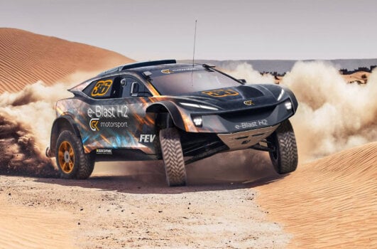 First look at GCK Motorsport’s hydrogen-powered cross-country racer