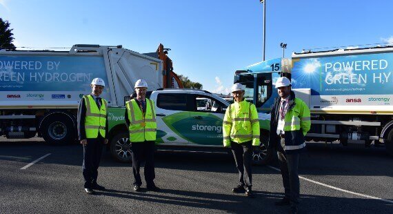 Cheshire East Council shortlisted for climate award for the first hydrogen refuelling station in the North West, UK