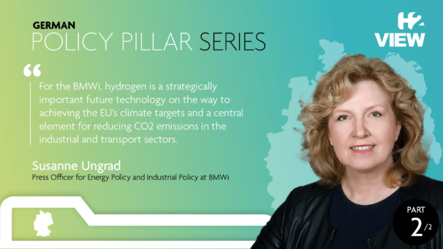 Policy pillar – Germany: German Government targeting ‘number one in the world’ for hydrogen technologies