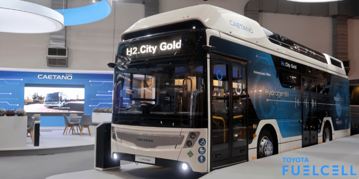 CaetanoBus launches first hydrogen bus with Toyota technology