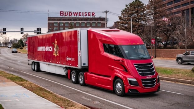 Nikola hydrogen-electric vehicles completes first commercial delivery